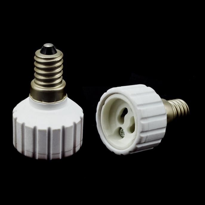 E14 to GU10 Base Socket Light Bulb Lamp Holder Adapter Plug Converter