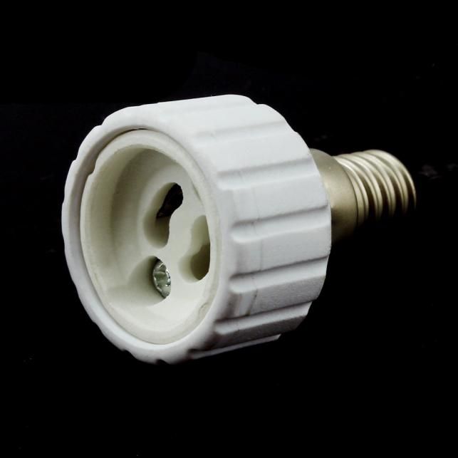E14 to GU10 Base Socket Light Bulb Lamp Holder Adapter Plug Converter