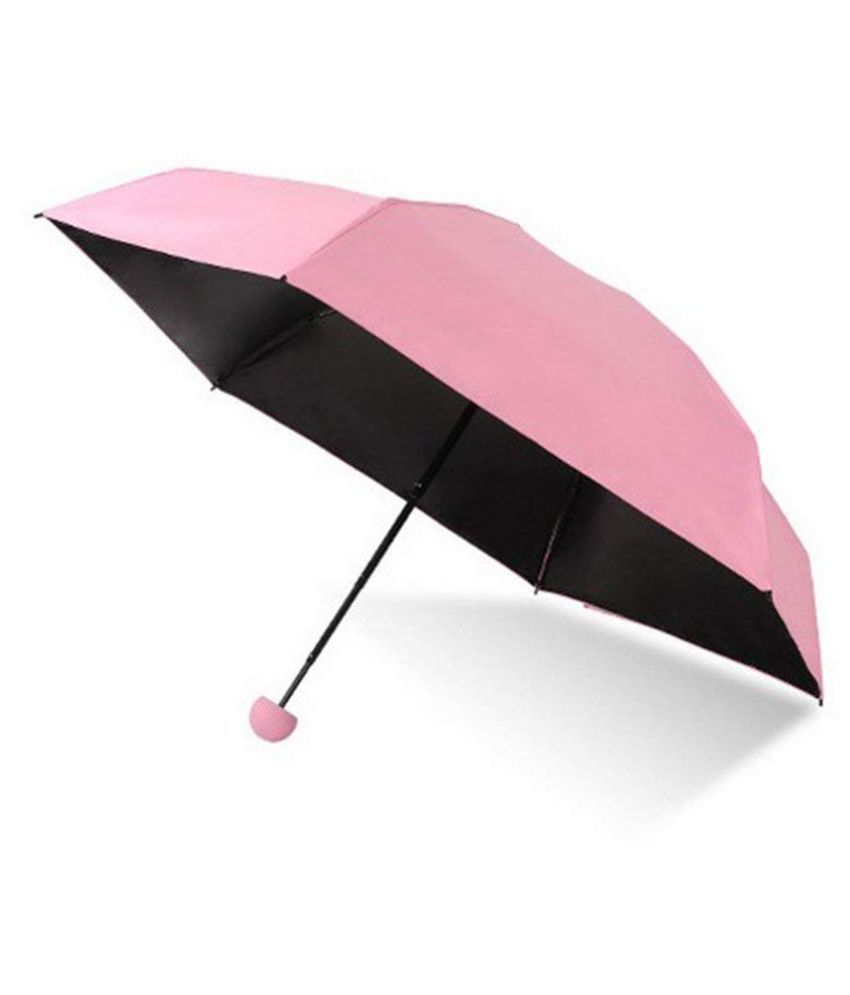     			Capsule Umbrella Lightweight Weatherproof UV Protection Mini Compact Fold-able Design Travel/Folding/Portable Umbrella with Waterproof and Compact Bottle. (1 PC)