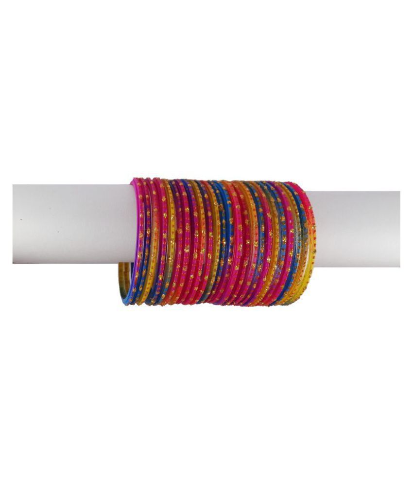 Glass bangles set online shopping clearance