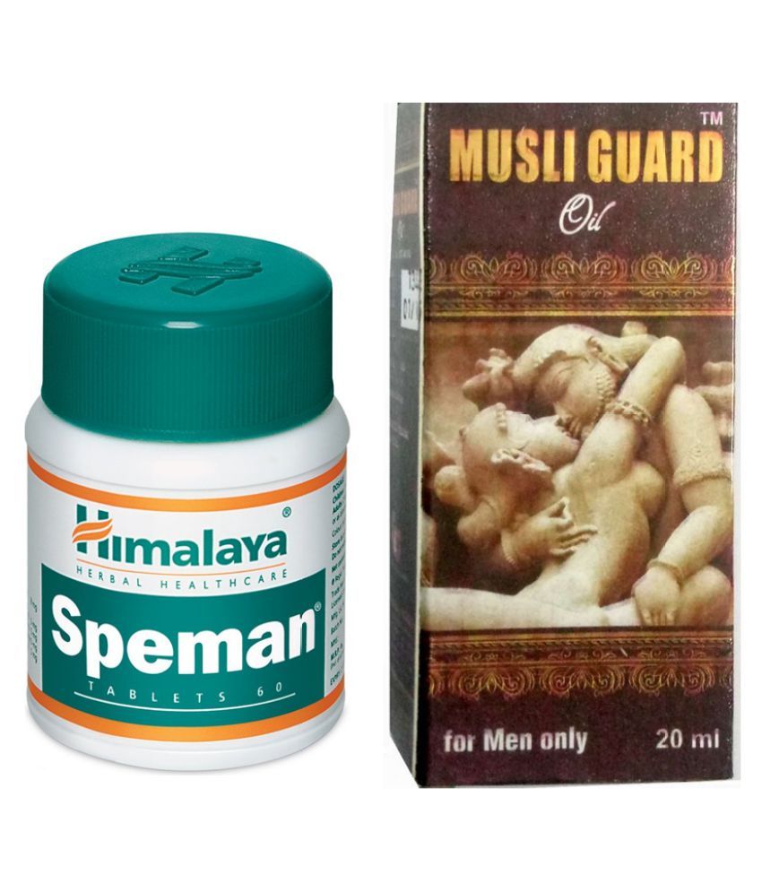 Herbal Care Himalaya Speman 60 Tablets & Musli Guard Oil 20 ml Buy