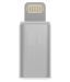 SUREELEE New Premium Series Micro USB To Lightning 8 Pin Data Adapter Lightning Cable Apple iphone 6 Sync and Charge Cable SILVER