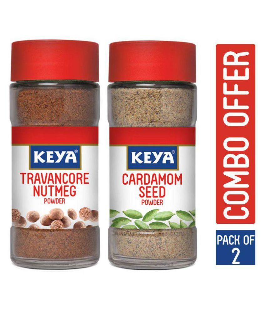     			Keya Combo of Cardamom Powder & Nutmeg Powder 135 gm