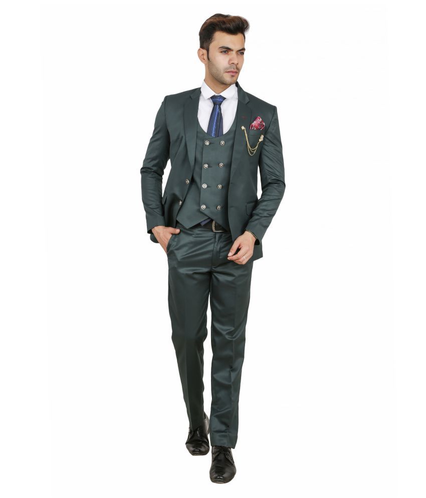 royal green 3 piece suit