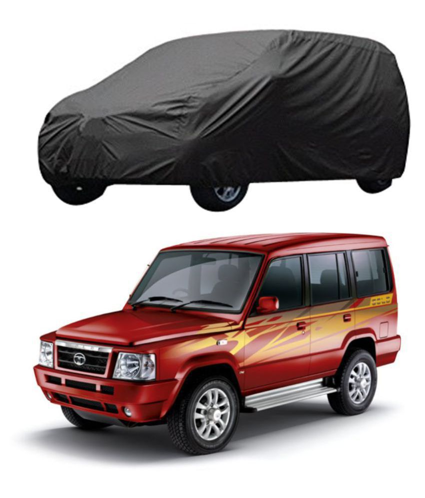     			Autoretail Grey Color Dust Proof Car Body Polyster Cover Polyster For Tata Sumo