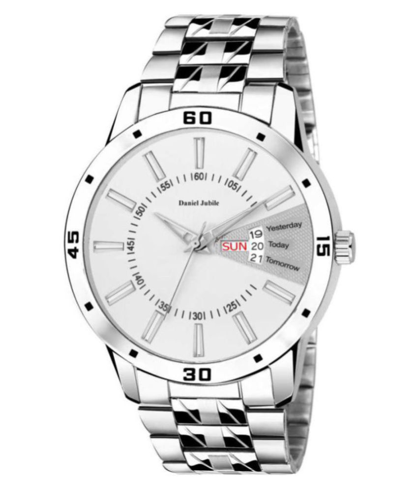Daniel jubile Day&Date 21WH Series Stainless Steel Analog Men's Watch ...