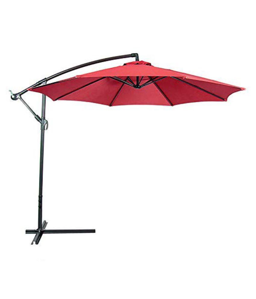 Flmas Outdoor Patio Umbrella 8 Feet 10 Kg Weight Red Buy Flmas