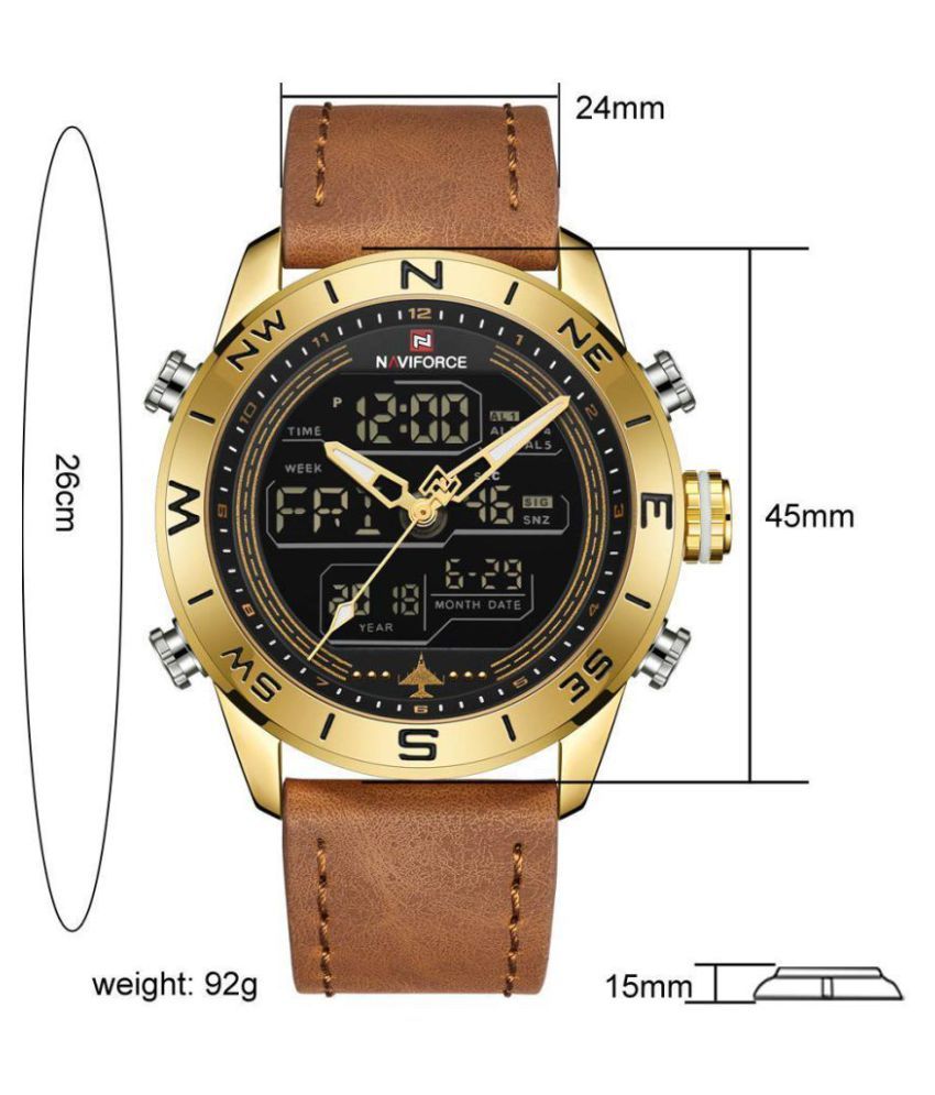 naviforce watch leather