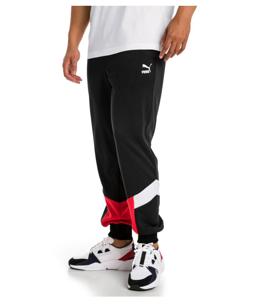 black puma joggers junior