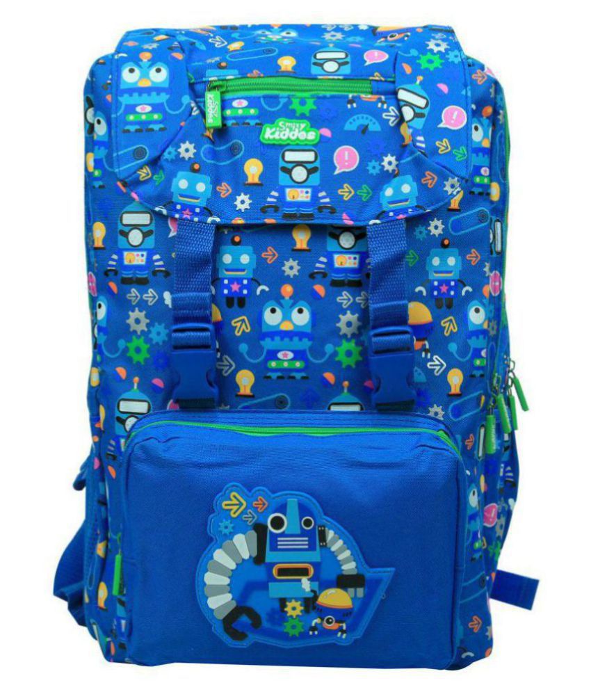 Smily Kiddos 25 Ltrs Blue School Bag for Boys & Girls