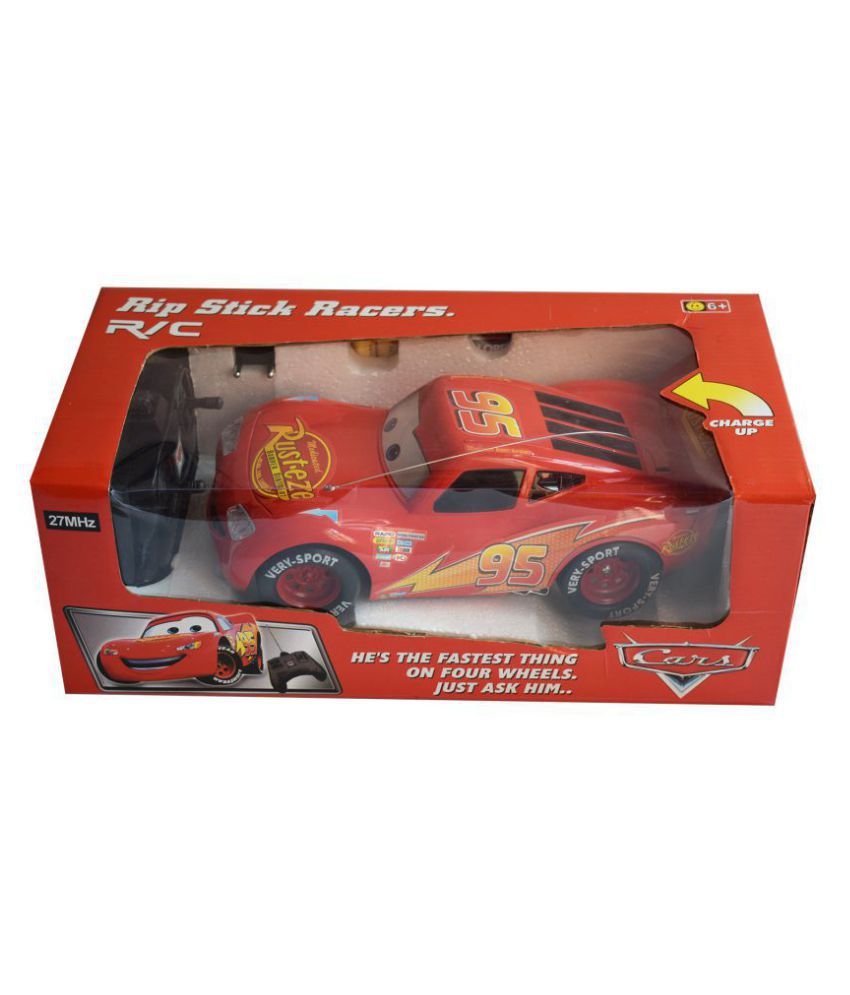 Lightning McQueen 27MHz Rechargeable Remote Control Car - Buy Lightning  McQueen 27MHz Rechargeable Remote Control Car Online at Low Price - Snapdeal