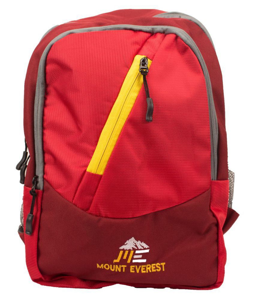 Mount Everest Red Backpack Buy Mount Everest Red Backpack Online at