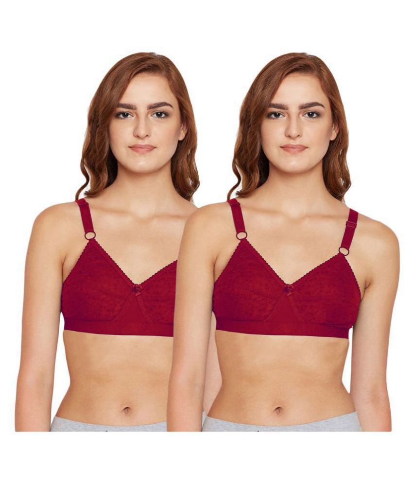     			Bodycare Cotton T-Shirt Bra - Red