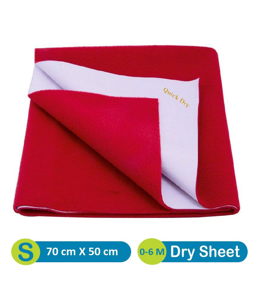 Quick Dry Red Waterproof Sheets Rubber Sheet
