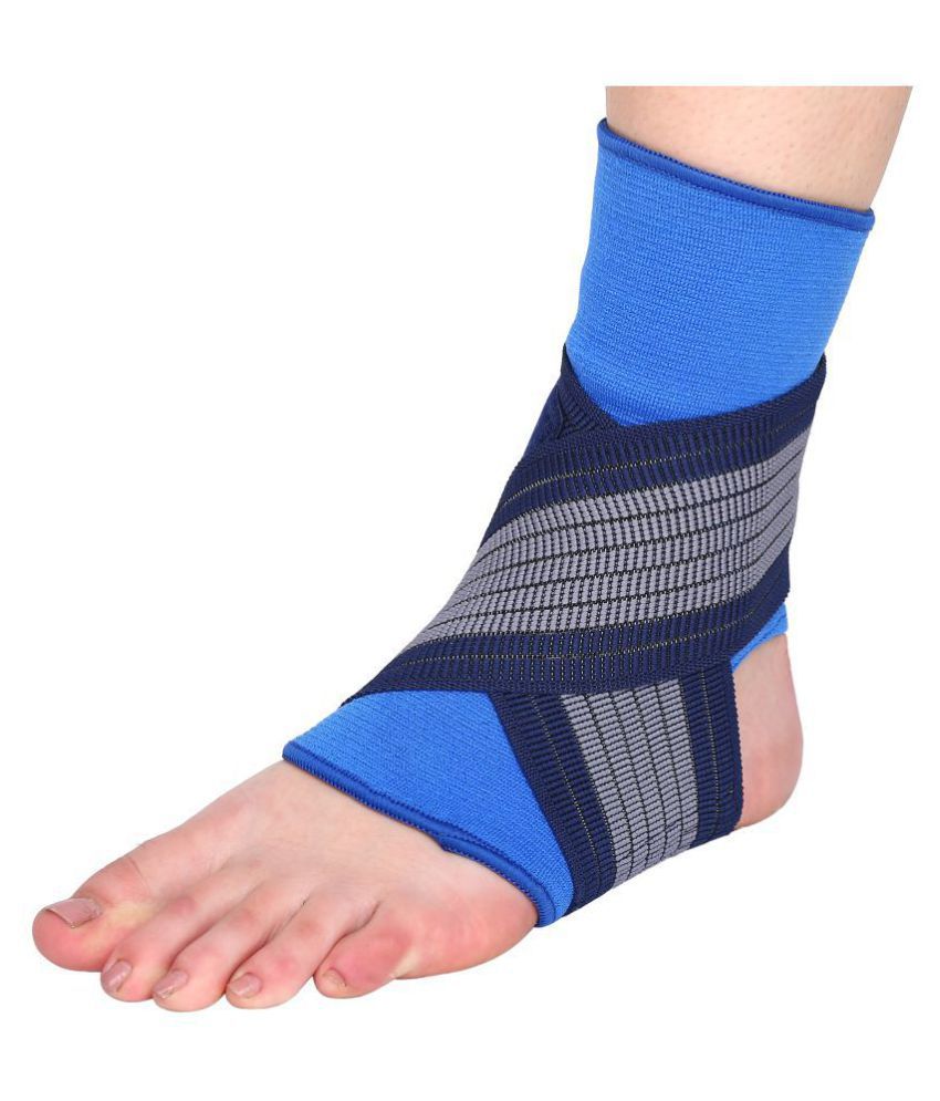 Long Life Black,Blue Ankle Supports: Buy Long Life Black,Blue Ankle ...