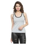 N-Gal - Grey Polyester Women's Tank Top ( Pack of 1 )