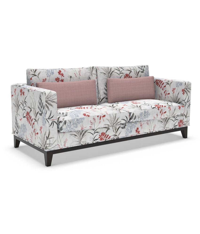 Stoa Paris Multi Color Printed Fabric Sofa With 1000 Day Warranty Stoa Paris Multi Color Printed Fabric