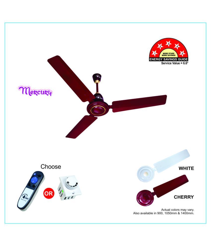 orbit 1200 orbit mercury Ceiling Fan Cherry Price in India Buy orbit