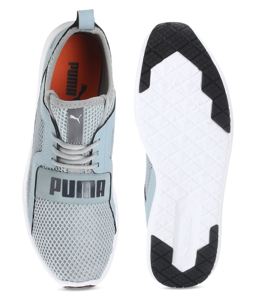 Puma Abiko IDP Gray Running Shoes - Buy 