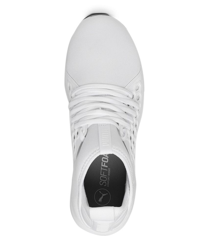 Puma Enzo NF Mid White Running Shoes - Buy Enzo NF White Running Shoes Online at Prices in India on Snapdeal