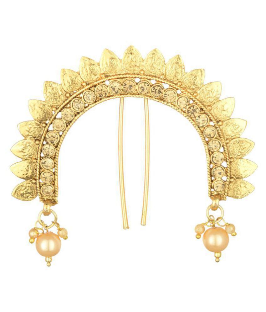 Reeti Fashions - Gold Tone juda pin - Hair accessory.: Buy Reeti Fashions - Gold Tone juda pin ...