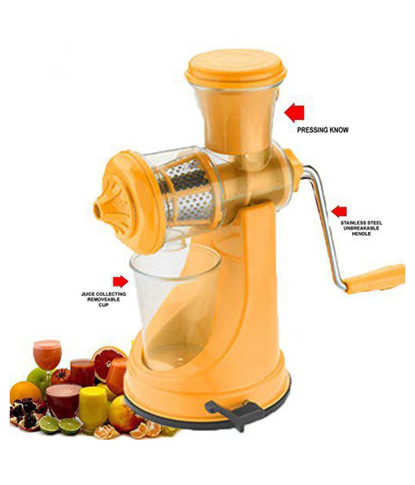 Magikware Premium Manual Fruit Juicer Yellow Manual Juicer Buy Online at Best Price in India