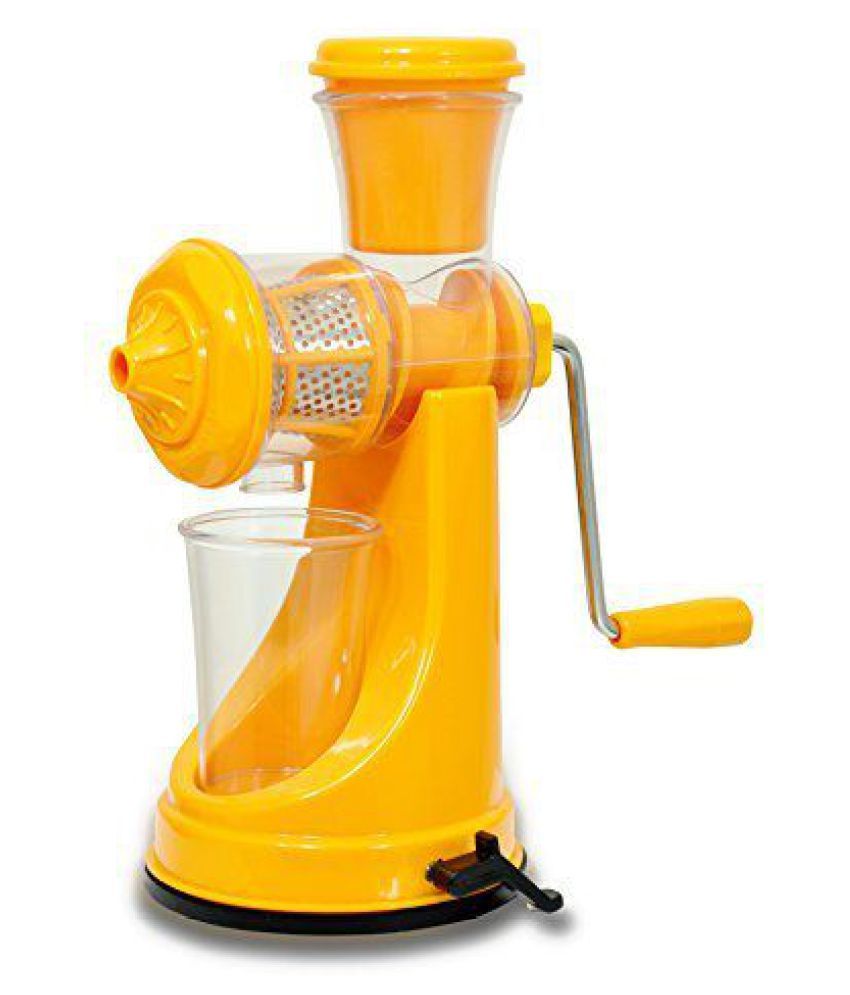 Magikware Premium Manual Fruit Juicer Yellow Manual Juicer: Buy Online