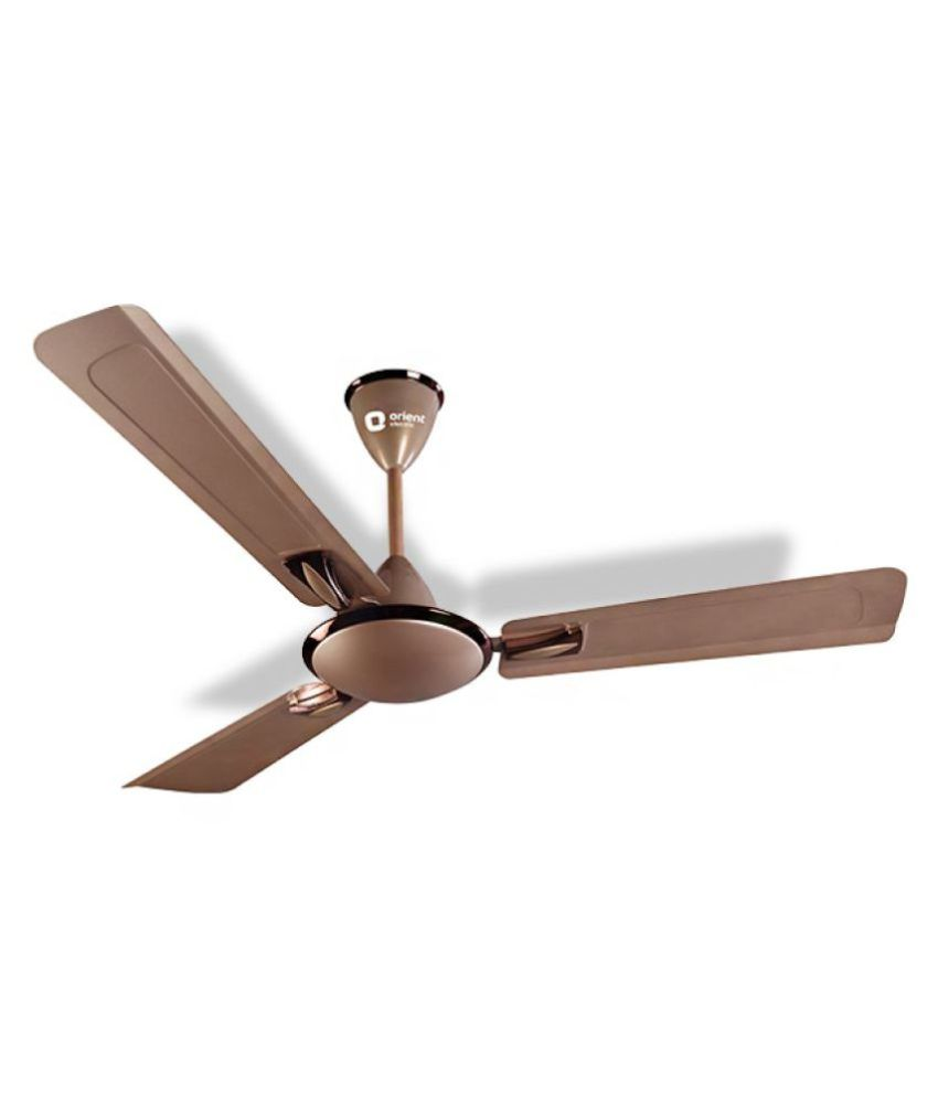 Orient 1200 Gratia Ceiling Fan Brown Price in India Buy Orient 1200