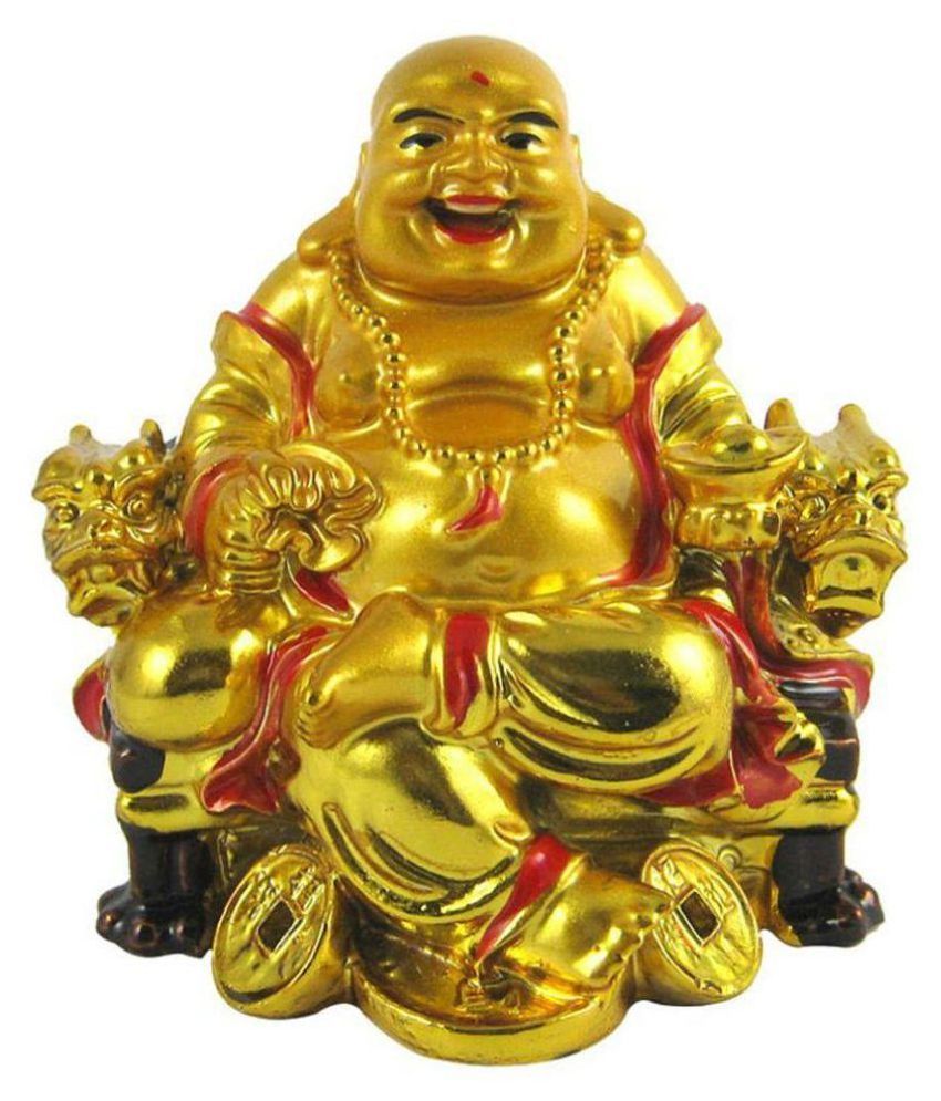     			Feng Shui / Laughing Buddha Statue For Happiness, Wealth & Good luck Decorative Showpiece