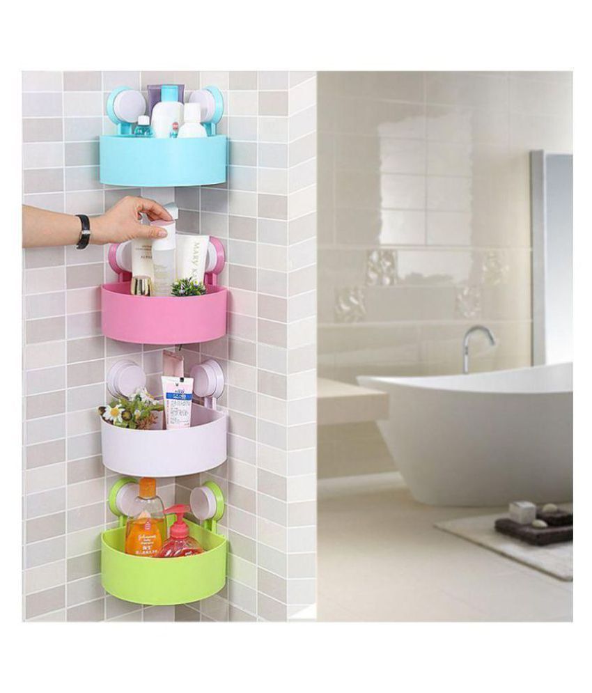 Buy ChinuStyle Plastic Corner Shelf Online at Low Price in