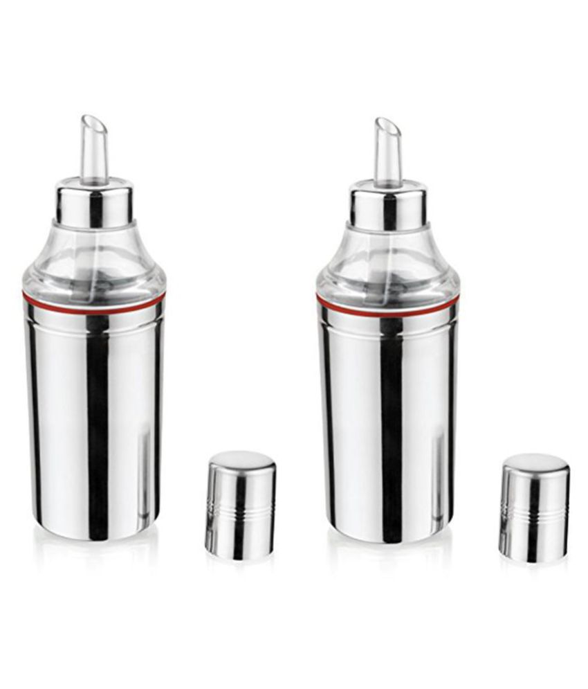     			RELSA Home Select Steel Oil Container/Dispenser Set of 2 1000 mL