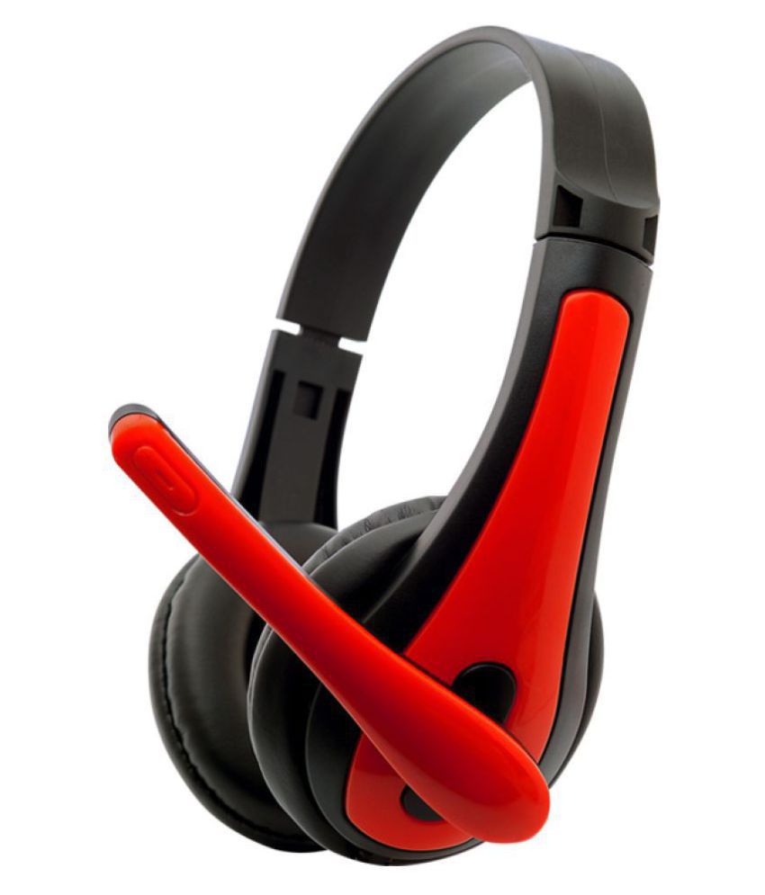     			Zebronics Colt 3 Over Ear Headset with Mic Red