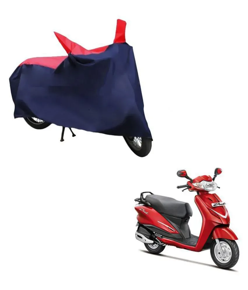 HOMETALES - Red & Blue Bike Body Cover For Suzuki Swish 125