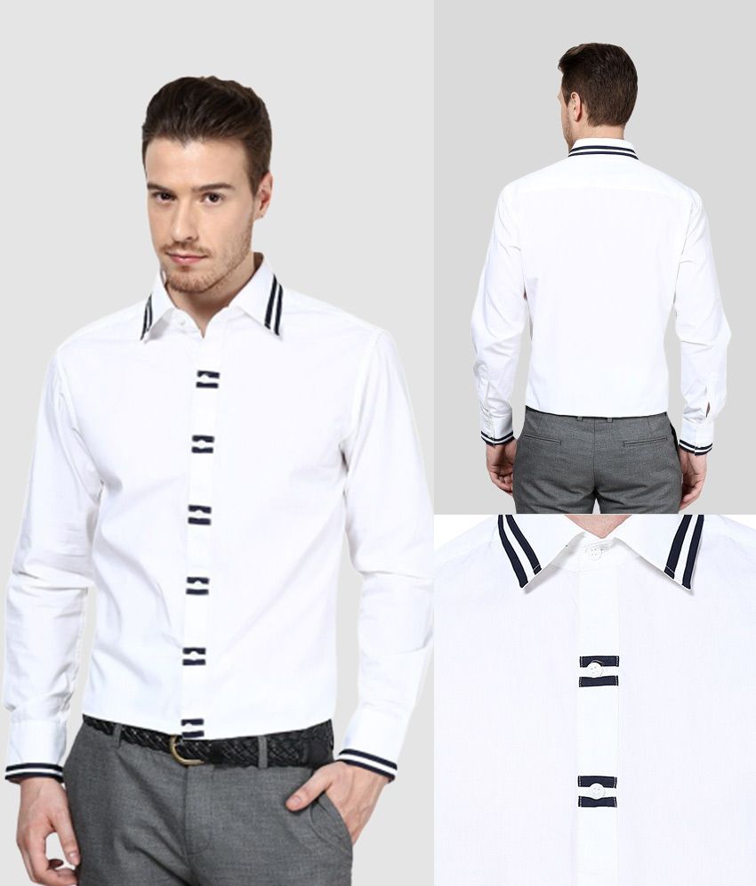 mens party wear white shirts