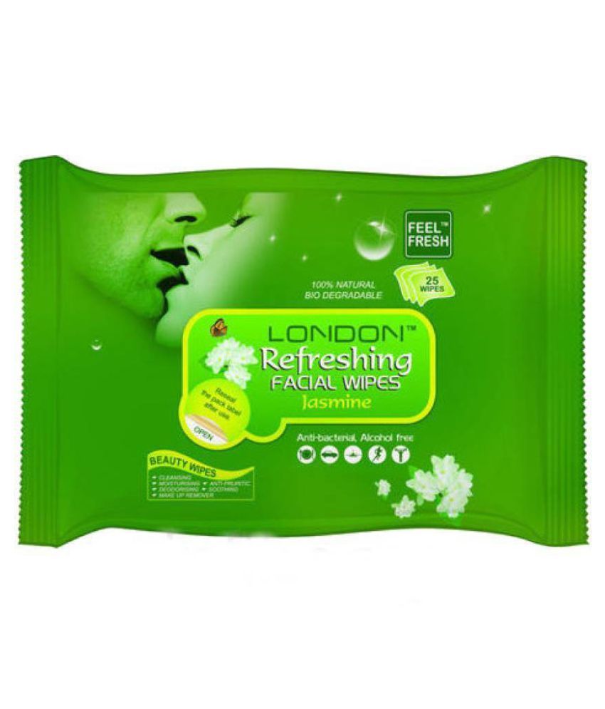 BELLA HARARO London Refreshing Facial Wipes,Tissue Wet Wipes ( 75 Pcs