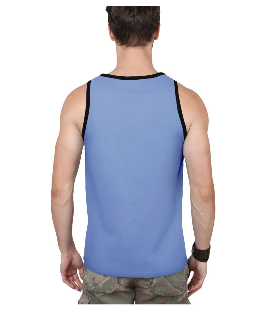 Maniac Sky Blue Sleeveless Vests - Buy Maniac Sky Blue Sleeveless Vests ...