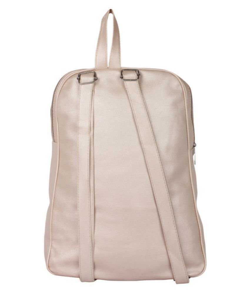 large cream backpack