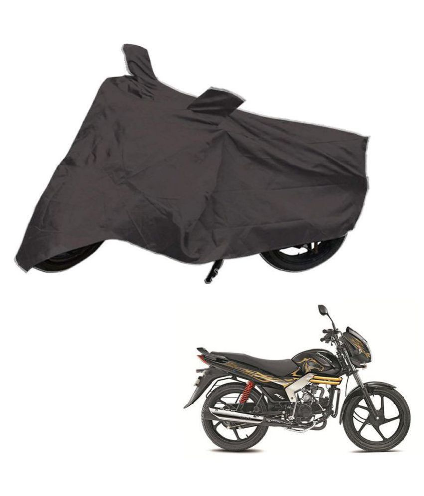     			AutoRetail Dust Proof Two Wheeler Polyster Cover for Mahindra Centuro (Mirror Pocket, Grey Color)