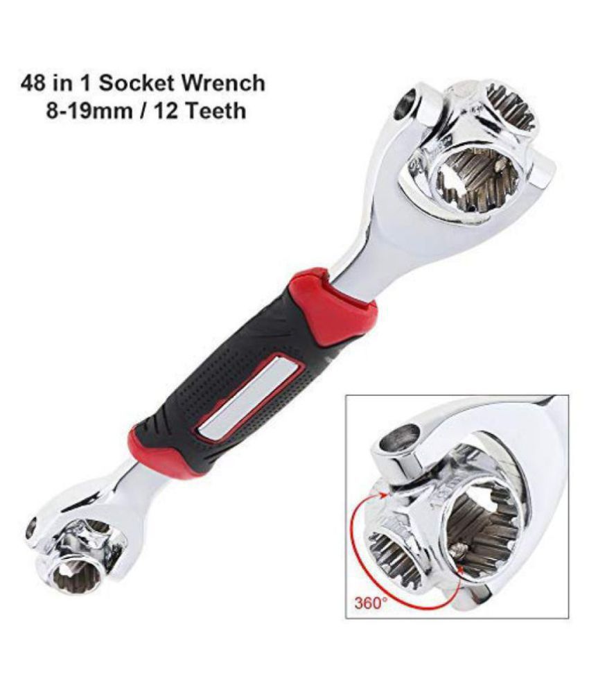     			SURSAI 48 in 1 Socket Wrench Multifunction Universal Tool (Silver)