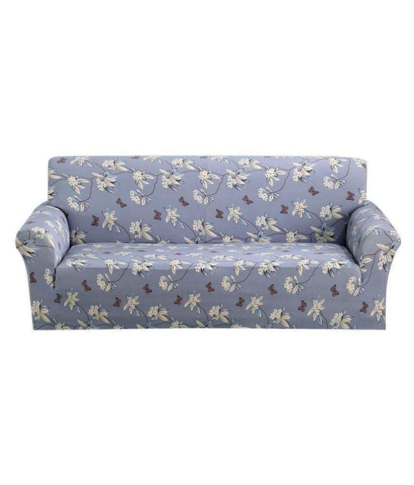     			House Of Quirk 3 Seater Polyester Single Sofa Cover Set