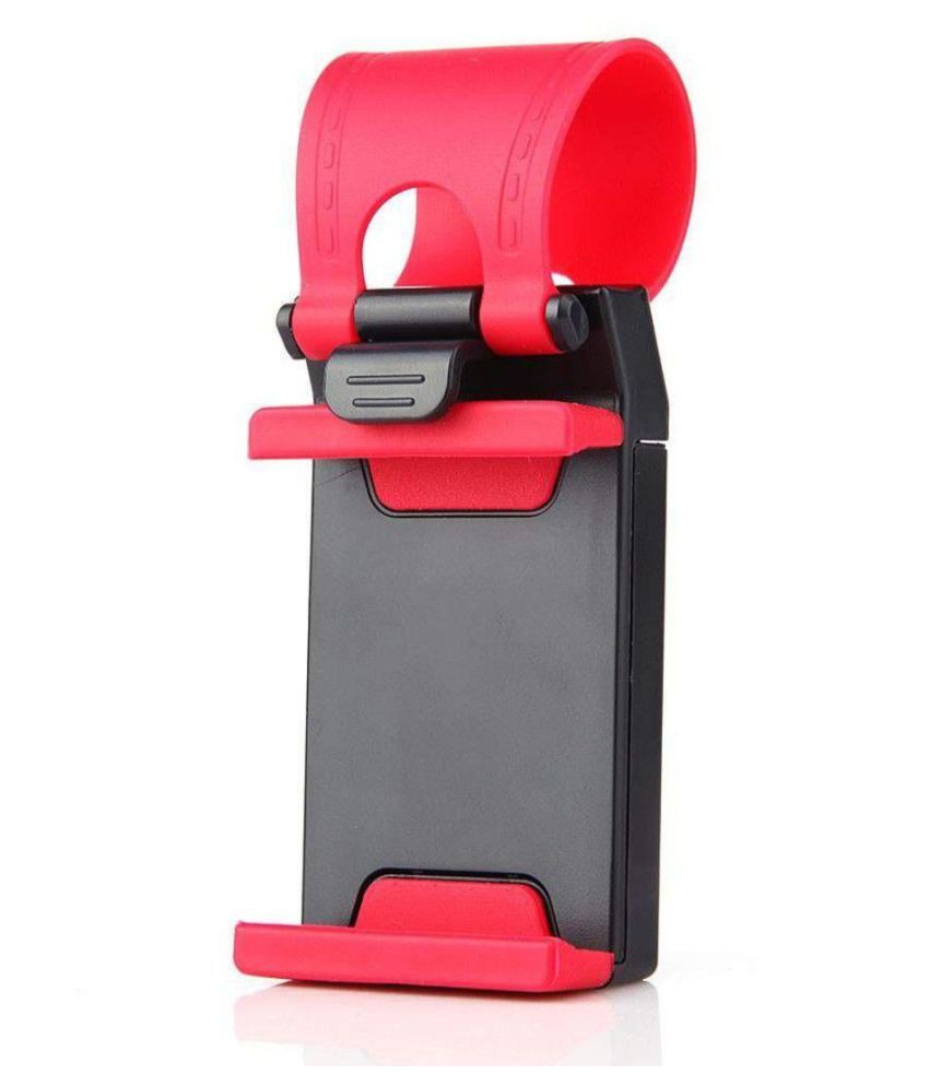 Statusbright Car Mobile Holder Single Clamp for Steering Multicolour
