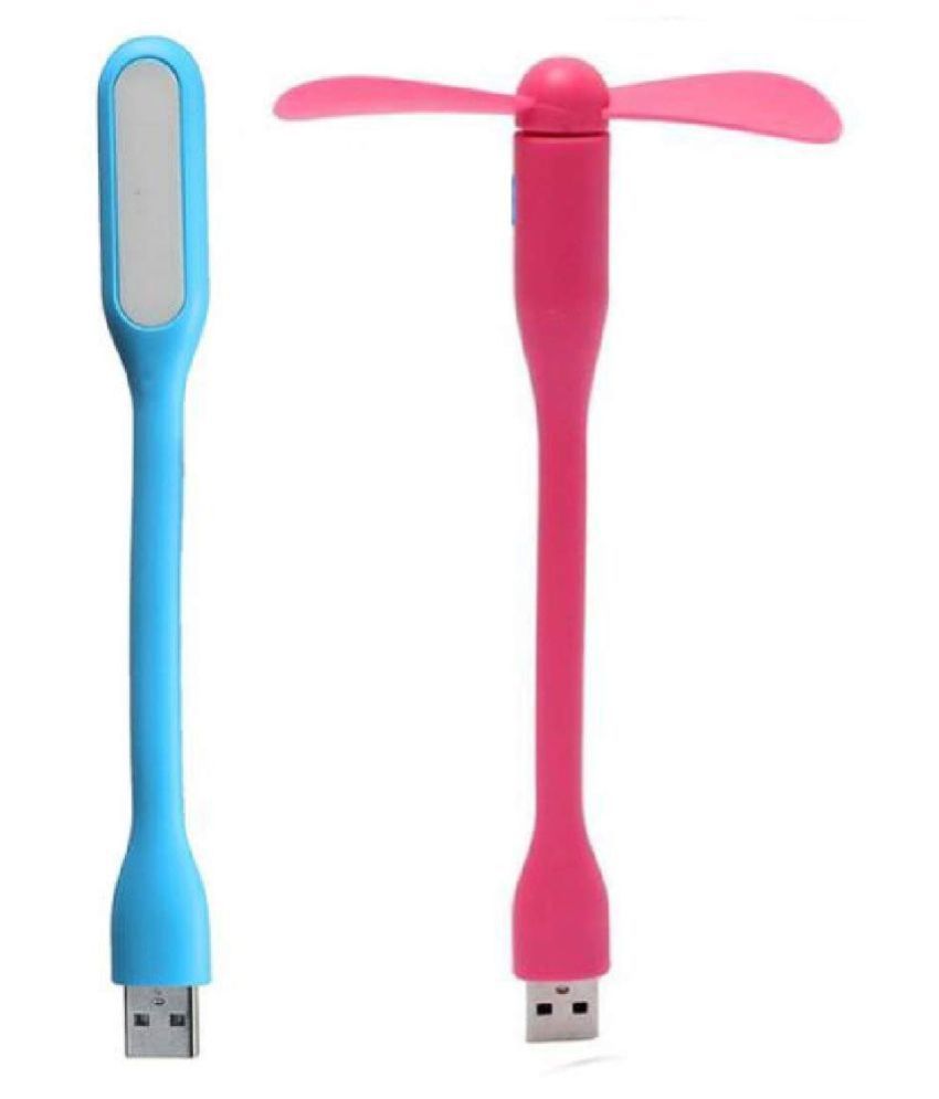 Fleejost USB Light & Fan Combo Multicolour Pack of Pack of 2 Buy