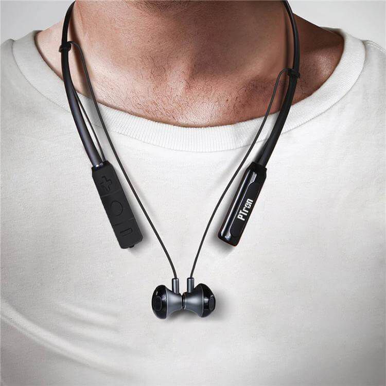 ptron tangent pro neckband bluetooth headset with mic