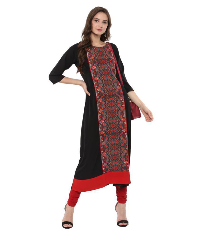 janasya black kurti