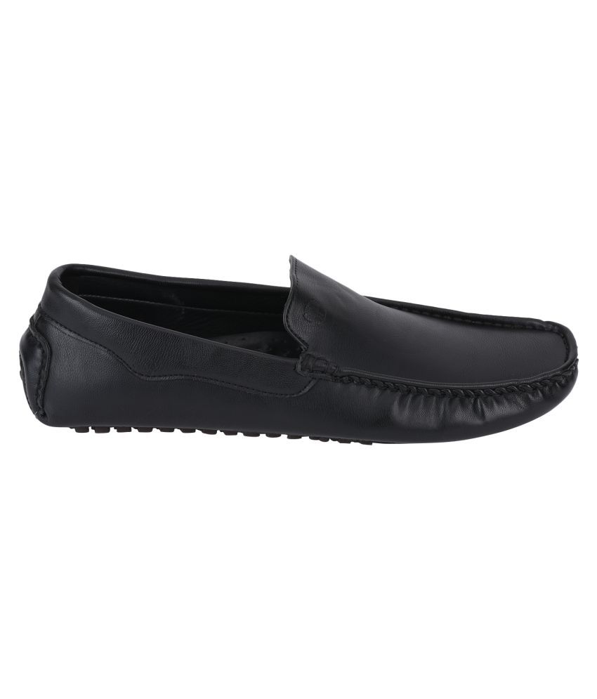 lee fox loafers black