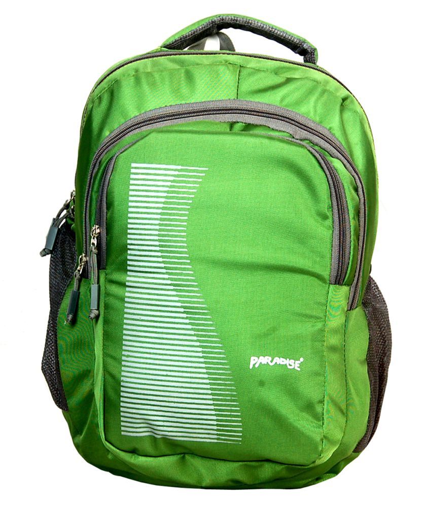 school bag green