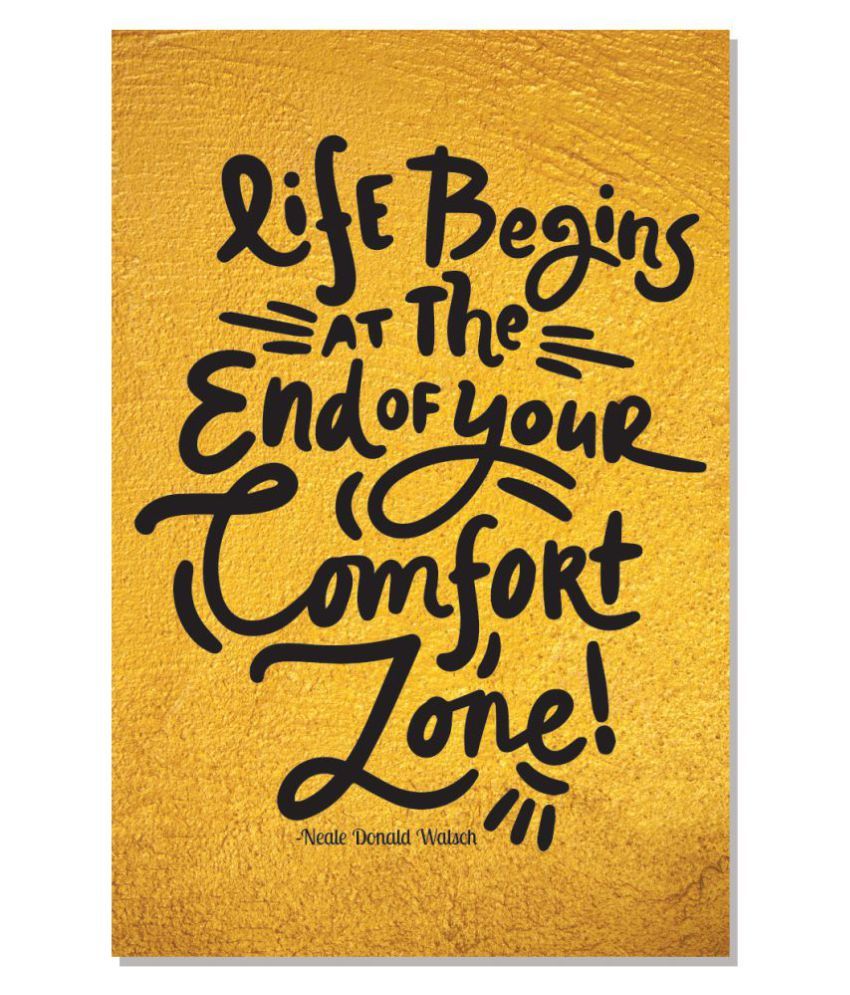 Life Begins At 30 Quotes Giftics Life Begins At The End Of Your Comfort Zone Motivational/Quotes  Sticker ( 46 X 30 Cms ) - Buy Giftics Life Begins At The End Of Your  Comfort Zone Motivational/Quotes Sticker (