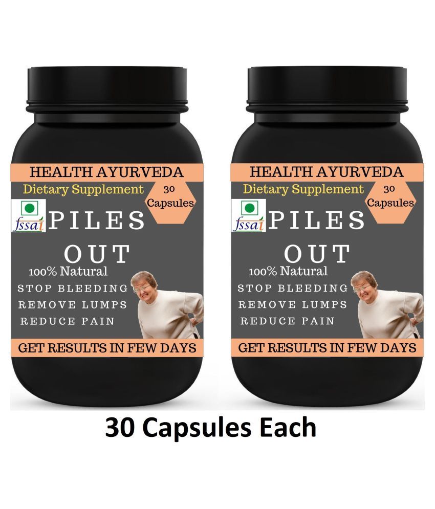 Health Ayurveda Piles Out Ayurvedic Piles Cure Capsule 60 No S Pack Of 2 Buy Health Ayurveda