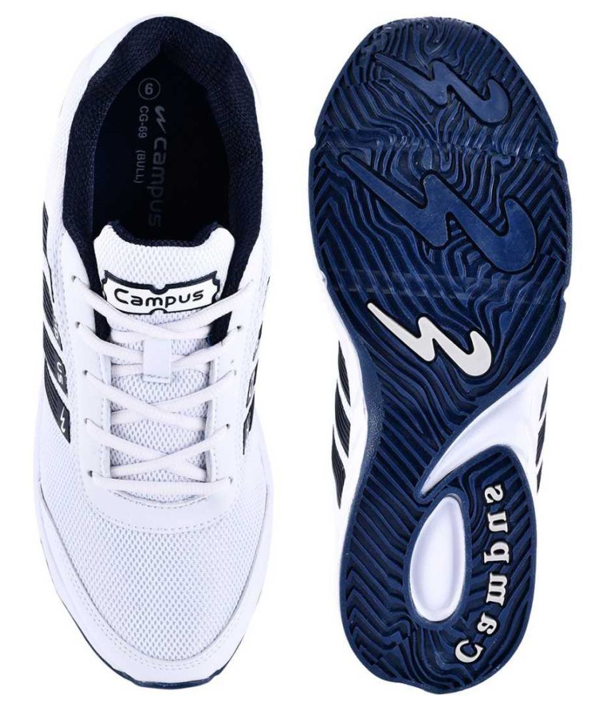 Buy Campus BULL White Men's Sports Running Shoes Online at Best Price in India Snapdeal