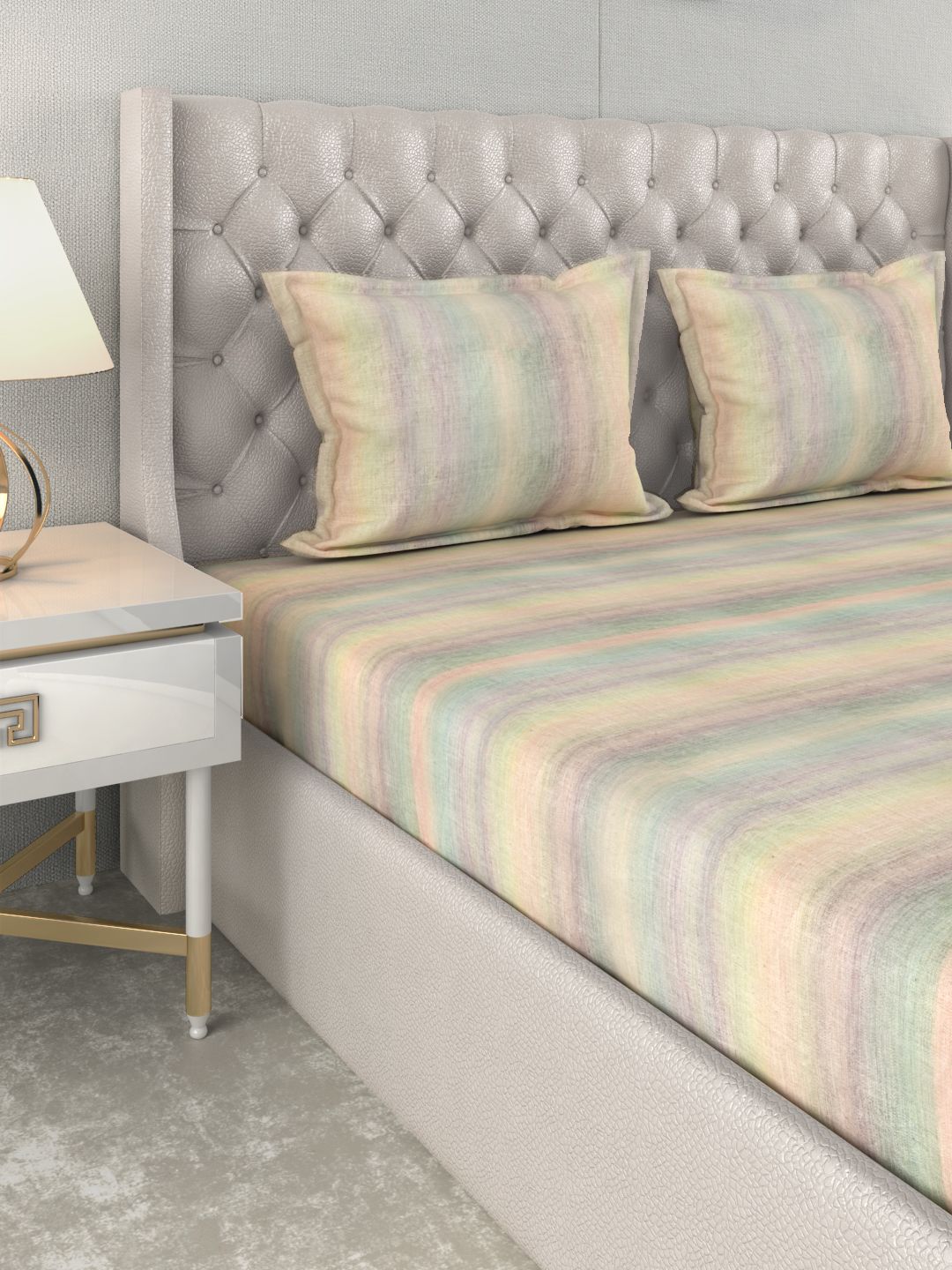 Trident Cotton Double Bedsheet with 2 Pillow Covers Buy Trident